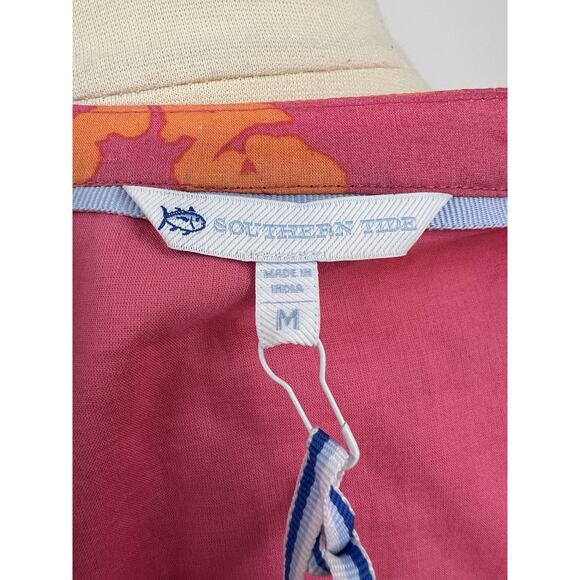 Southern Tide Nadine V-Neck Smocked Cotton Lawn Maxi Dress M NWT $178 Beach - Picture 11 of 16